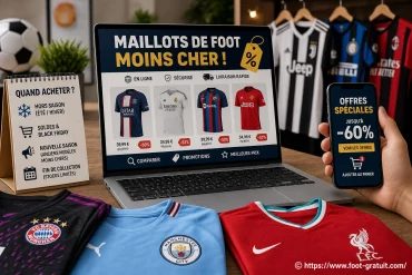 Où et quand acheter ses maillots de foot moins cher ?
