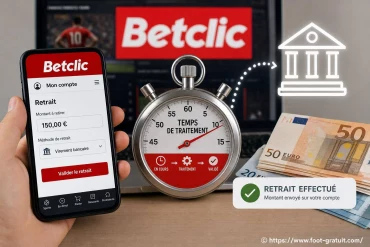 Combien de temps pour un retrait sur Betclic ?