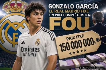 Le Real Madrid fixe un prix fou pour Gonzalo García