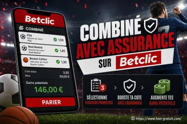 Combiné avec assurance sur Betclic : comment ça fonctionne et pourquoi l’utiliser