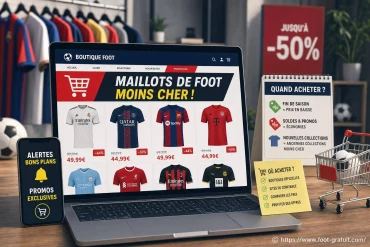 Où et quand acheter ses maillots de foot moins cher ?