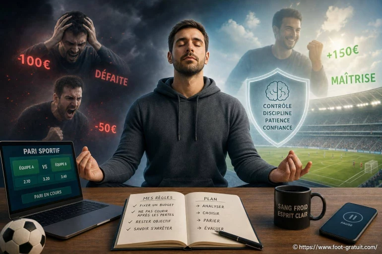 Psychologie du parieur : rester maître de ses émotions