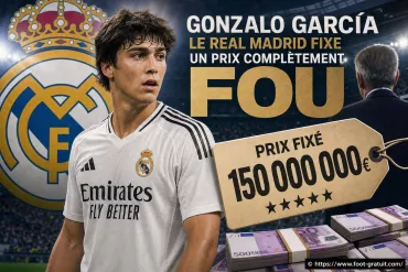 Le Real Madrid fixe un prix fou pour Gonzalo García