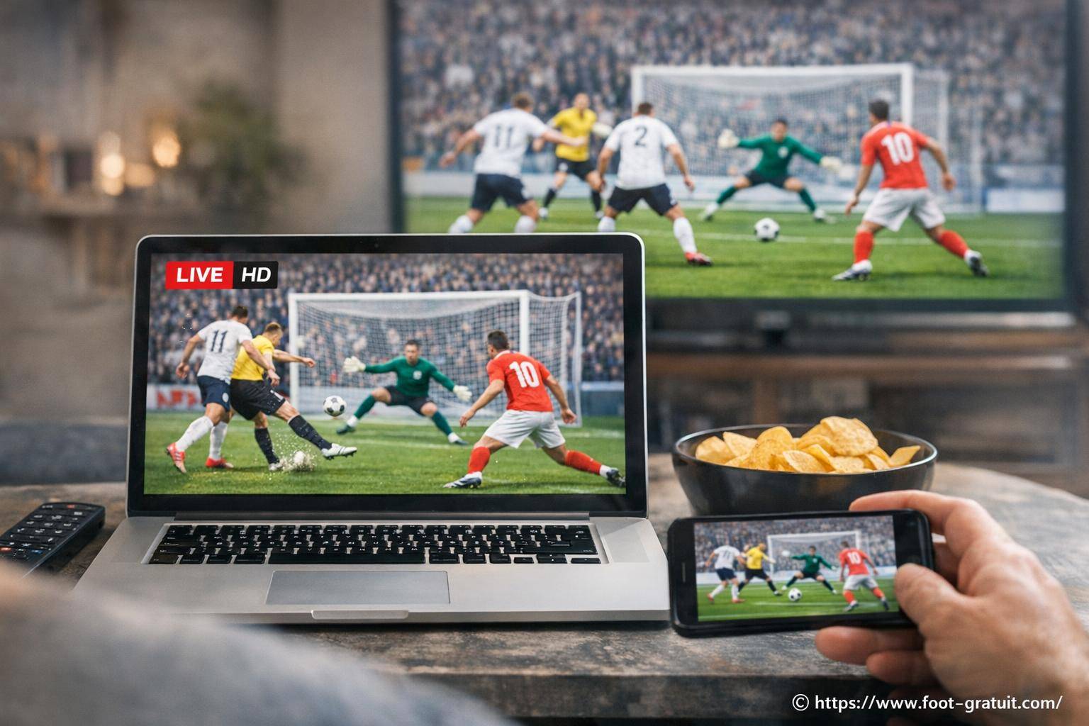 Foot en streaming live