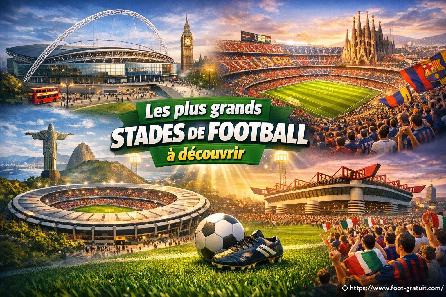 Les plus grands stades de football à découvrir absolument
