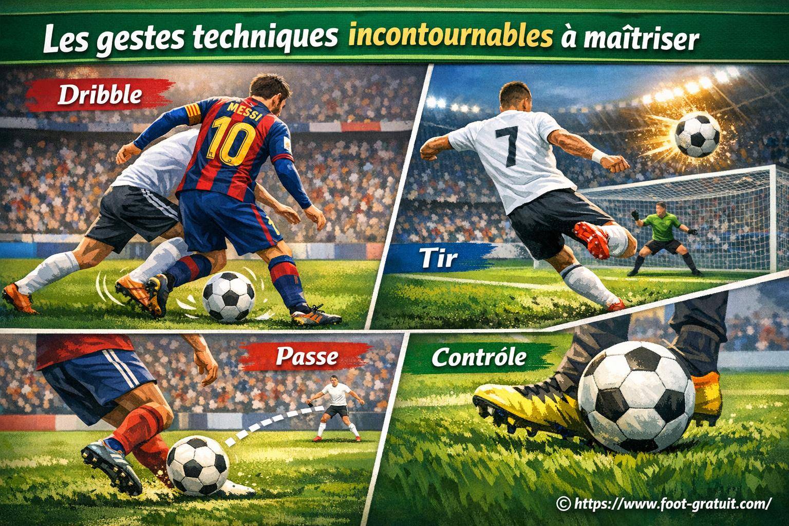 Les gestes techniques incontournables à maîtriser au football