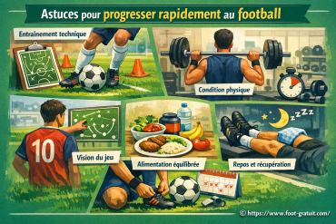 Astuces pour progresser rapidement au football et améliorer votre jeu