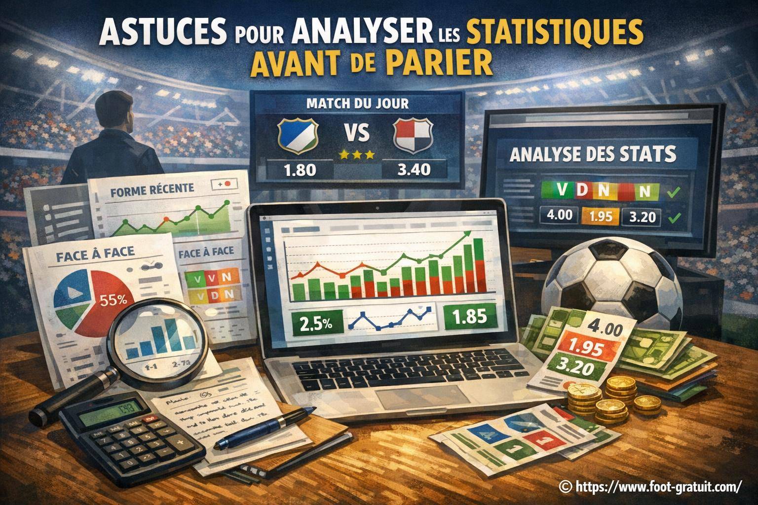 Astuces pour analyser les statistiques avant de parier efficacement