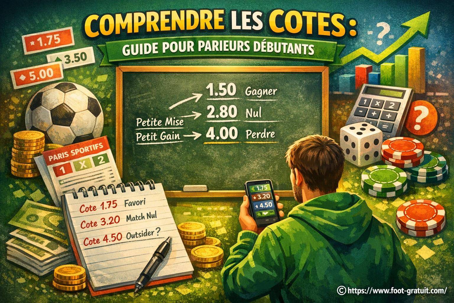 Comprendre les cotes : guide essentiel pour parieurs débutants